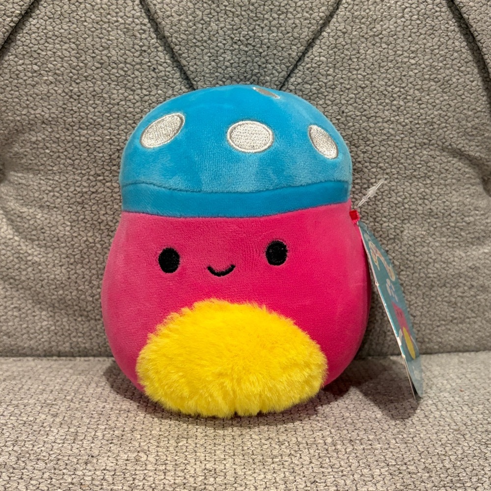 NWT! 5” Randall the Mushroom Squishmallow    squishmallows plush stuffed toys
